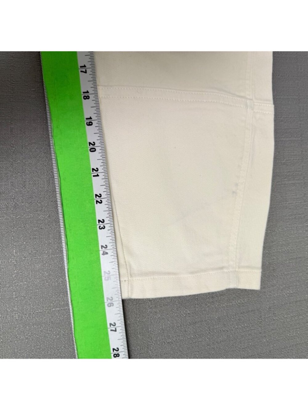 Everlane Women's Bone Organic Cotton Barrel Utility Pants Size 00 Ankle Relaxed - Picture 7 of 16